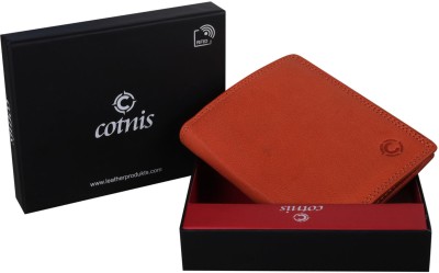 Cotnis Men Trendy, Formal, Travel Tan Genuine Leather Wallet(11 Card Slots)