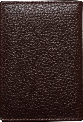 ABYS Verticle Bi-Fold RFID Protected Genuine Leather 6 Slots Wallet for Men & Women 6 Card Holder(Set of 1, Brown)