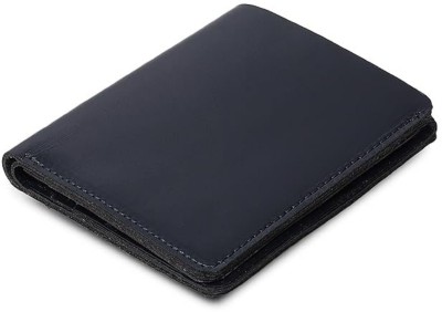 MoonHide Men Evening/Party, Casual, Trendy Blue Genuine Leather Wallet(5 Card Slots)