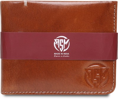 ASMLeather Men Formal, Casual Brown Genuine Leather Wallet(6 Card Slots)