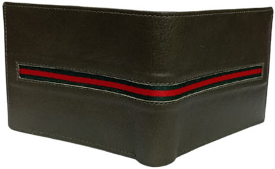 AAS Men Green Artificial Leather Wallet(3 Card Slots)