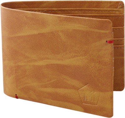 MMShopy Men Casual Tan Artificial Leather Wallet(8 Card Slots)