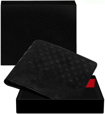 harikrushna Men Casual, Evening/Party, Formal Black Artificial Leather Wallet(3 Card Slots)