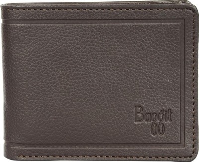Baggit Men Casual Brown Artificial Leather Wallet(9 Card Slots)