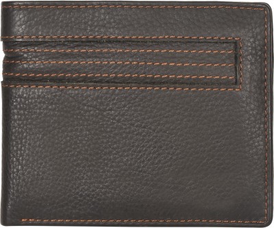 Leatherman Fashion Men Casual, Evening/Party, Trendy, Travel Brown Genuine Leather Wallet(8 Card Slots)