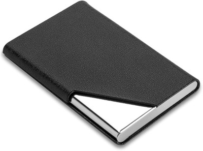 STORITE Men & Women Casual, Formal, Travel, Trendy Black Genuine Leather Card Holder