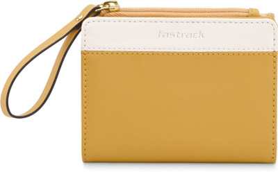 Fastrack Women Casual Yellow Fabric Wallet