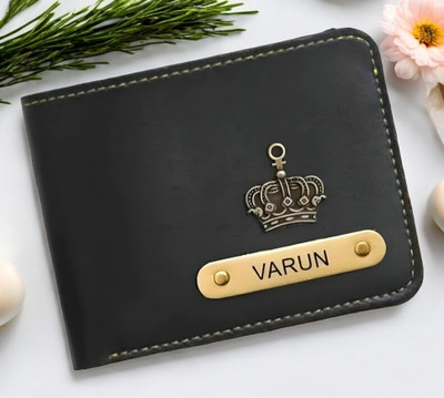 CELED Men Formal Black Genuine Leather Wallet(8 Card Slots)