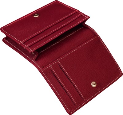 MATSS Men Casual, Ethnic, Evening/Party, Formal, Travel, Trendy Pink Genuine Leather Money Clip(6 Card Slots)
