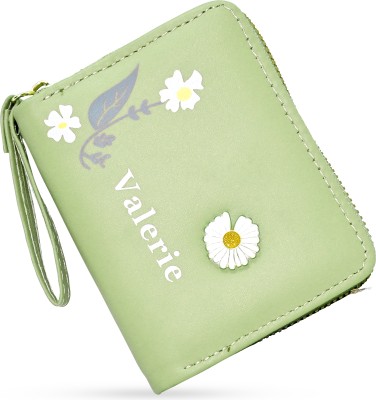 valerie Women Casual Green Artificial Leather Card Holder(4 Card Slots)