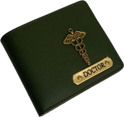 Giftorious Men Casual Green Artificial Leather Wallet(4 Card Slots)
