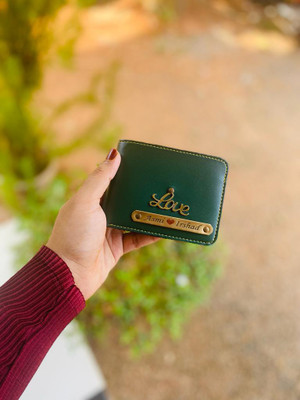 VEE Men Casual Green Artificial Leather Wallet(5 Card Slots)