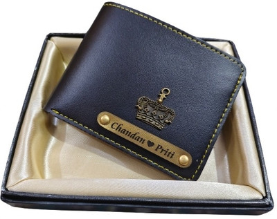 ALF Men Black Artificial Leather Wallet(5 Card Slots)