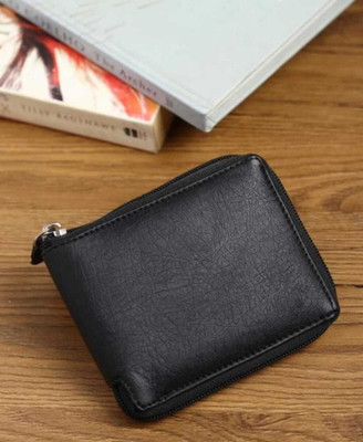 Miswak Royale Men Black Artificial Leather Wallet(4 Card Slots)