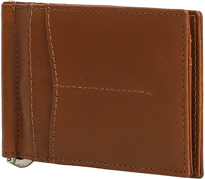 AKIAA Men Casual, Evening/Party, Travel, Trendy Brown Genuine Leather Wallet(3 Card Slots)