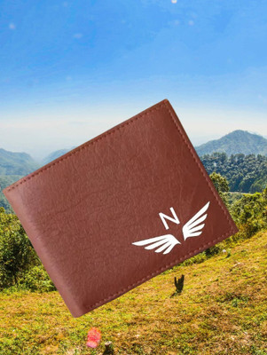 KEYUR Men Casual Tan Artificial Leather Wallet(3 Card Slots)