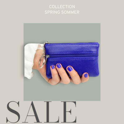 DEVANI ENTERPRISE Men & Women Casual, Evening/Party, Formal, Travel, Trendy Blue Genuine Leather Money Clip(2 Card Slots)