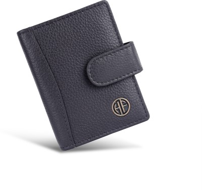 Hammonds Flycatcher Men & Women Casual, Formal, Travel, Trendy Grey Genuine Leather Card Holder(18 Card Slots)