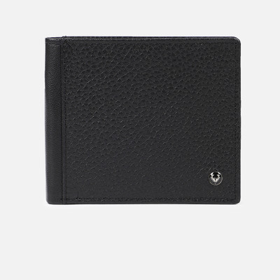 Allen Solly Men Black Genuine Leather Wallet(6 Card Slots)