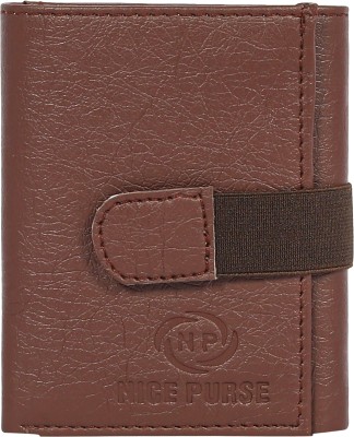 Nice Purse Men Formal, Casual, Travel Brown Artificial Leather Wallet(5 Card Slots)