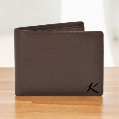 Kastner Men Casual, Formal Tan Genuine Leather Wallet(9 Card Slots)