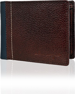 Allen Cooper Men Brown Genuine Leather Wallet(7 Card Slots)