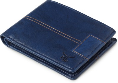 Highlark Men Casual, Formal Blue Artificial Leather Wallet(8 Card Slots)