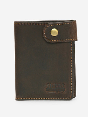 Spykar Men Casual Brown Genuine Leather Wallet(4 Card Slots)