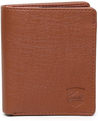 SAMTROH Men Tan Artificial Leather Wallet(8 Card Slots)