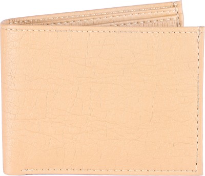 DRYZTOR Men Casual, Trendy, Formal Beige Artificial Leather Wallet(4 Card Slots)