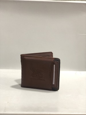 FOLUNBI Boys Casual, Evening/Party, Ethnic, Formal, Travel Tan, Brown Artificial Leather Wallet(2 Card Slots)