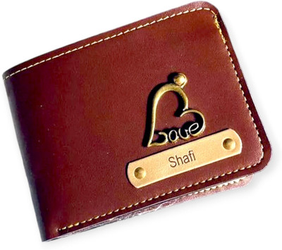 Navya Royal Art Men Casual, Formal, Evening/Party, Formal, Trendy Brown Artificial Leather, Genuine Leather Wallet(5 Card Slots)