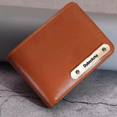 SY Gifts Men Tan Artificial Leather Wallet(3 Card Slots)