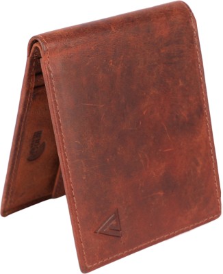 POSH VELLUM Men & Women Casual, Formal Brown Genuine Leather Wallet(6 Card Slots)