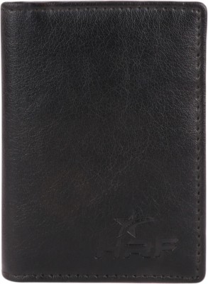 HRFSTAR Men Evening/Party Black Artificial Leather Card Holder(10 Card Slots)