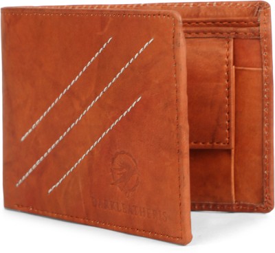 DARKLEATHERIS Men Casual, Formal, Trendy Tan Genuine Leather Wallet(5 Card Slots)