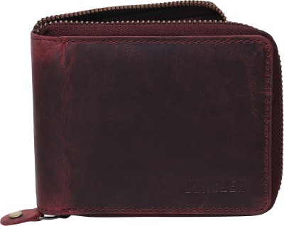 Jungler Men Trendy, Casual, Ethnic Maroon Genuine Leather Wallet(8 Card Slots)