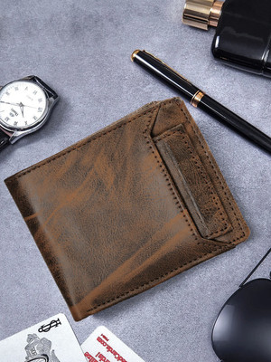 KILLER Men Casual, Formal, Ethnic, Evening/Party, Travel, Trendy Brown Artificial Leather Wallet  (3 Card Slots) For Rs. 249 @ 75 %