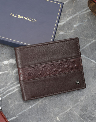 Allen Solly Men Brown Genuine Leather Wallet(6 Card Slots)