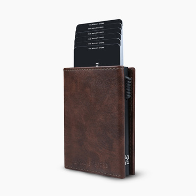thewalletstore Men Travel Brown Genuine Leather Wallet(6 Card Slots)