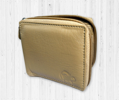DENNY BLACQ Men Casual Beige Artificial Leather Wallet(3 Card Slots)