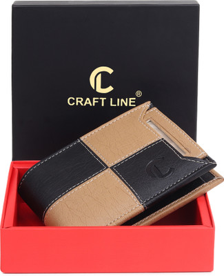 CRAFTLINE Men Casual Multicolor Artificial Leather Wallet(6 Card Slots)