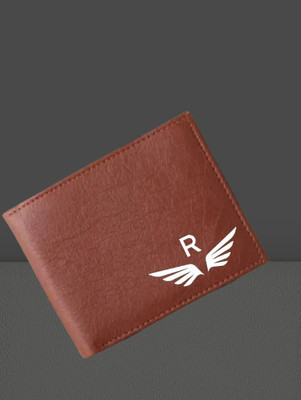 KEYUR Men Casual Tan Artificial Leather Wallet(3 Card Slots)