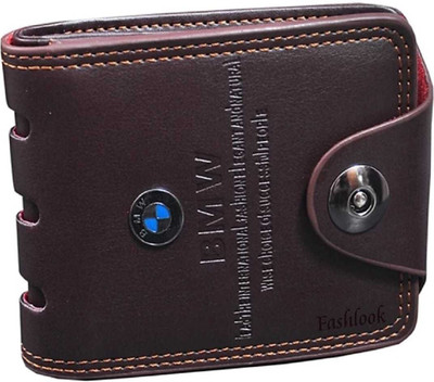 ESTILO FLEM Men Casual Brown Artificial Leather Wallet(6 Card Slots)