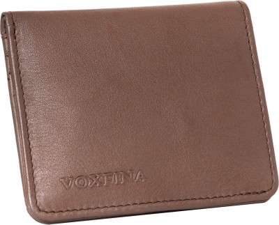 VOXFINA Women Trendy, Casual, Formal Brown Genuine Leather Wallet(4 Card Slots)