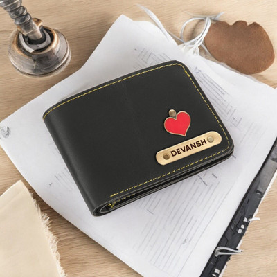 VenussVault Men & Women Casual, Formal, Evening/Party, Formal, Trendy Black Artificial Leather, Genuine Leather Wallet(5 Card Slots)