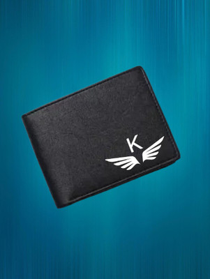 KEYUR Men Casual Black Artificial Leather Wallet(3 Card Slots)