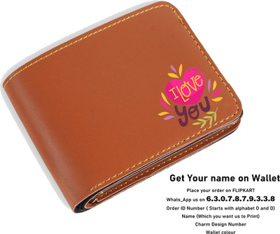 Stylish Icon Studio Men Casual, Formal, Evening/Party, Formal, Trendy Tan Genuine Leather Wallet(8 Card Slots)