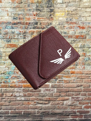 KEYUR Men Casual Brown Artificial Leather Wallet(3 Card Slots)