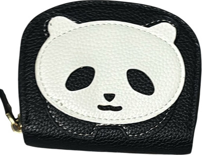 BE DIVINE Girls Casual, Ethnic, Trendy, Travel Black Artificial Leather Card Holder(10 Card Slots)